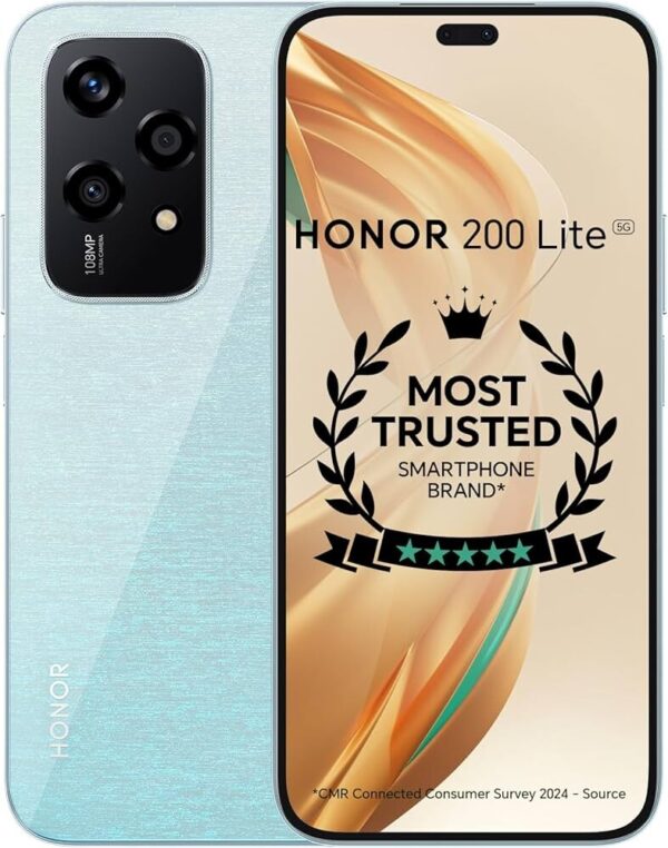 Honor 200 Lite 5G گوشی موبایل آنر مدل Honor 200 Lite 5G ظرفیت 256 گیگابایت و رم 8 گیگ در ژوپیکس